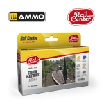 Ammo 4601035 - 6-tlg. Farbset Acryl Bahnsteige, 15 ml
